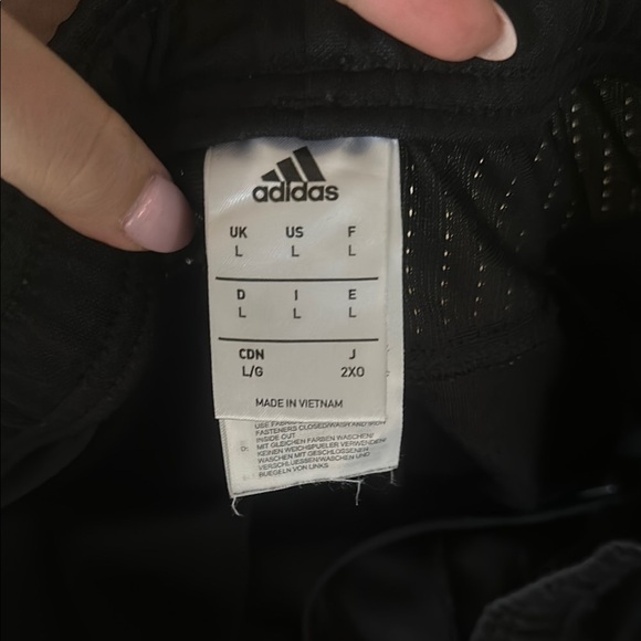 Adidas Men’s Black and Gold Track Pants - Picture 5 of 5